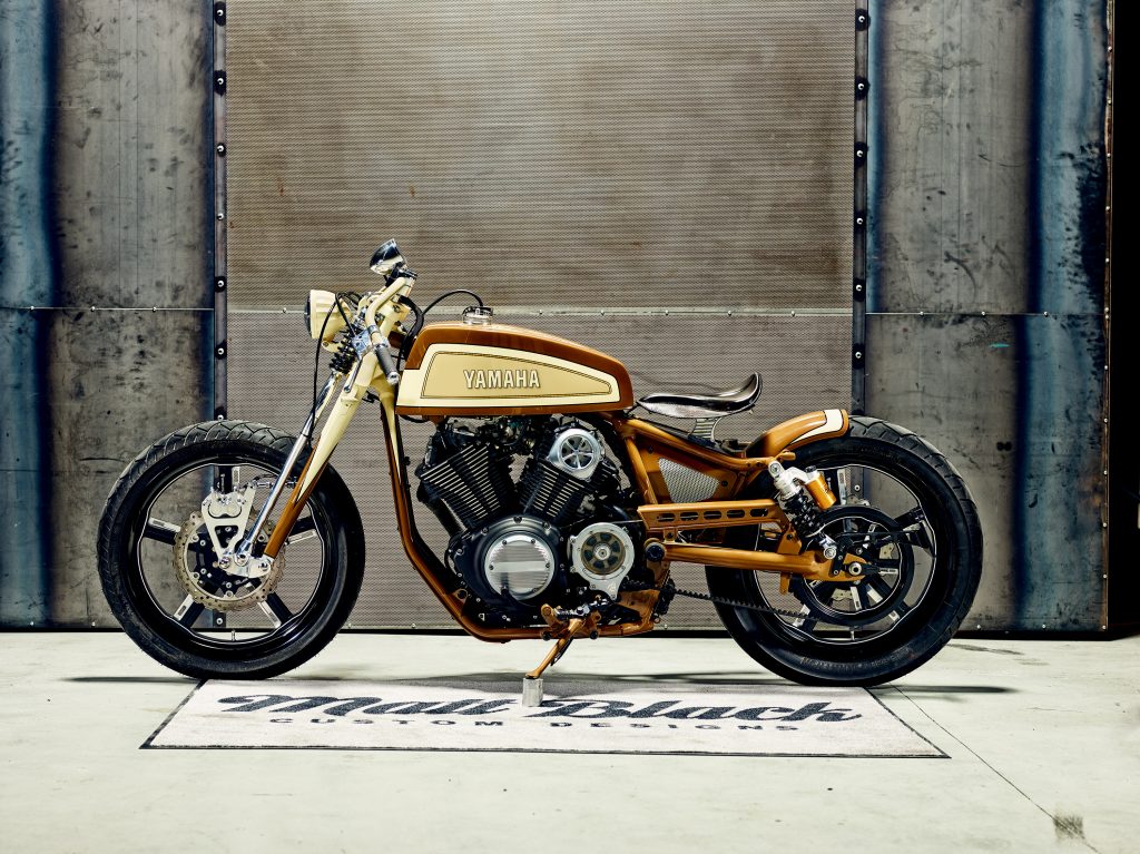 Yamaha XV950 custom bike built by Anthony Partridge