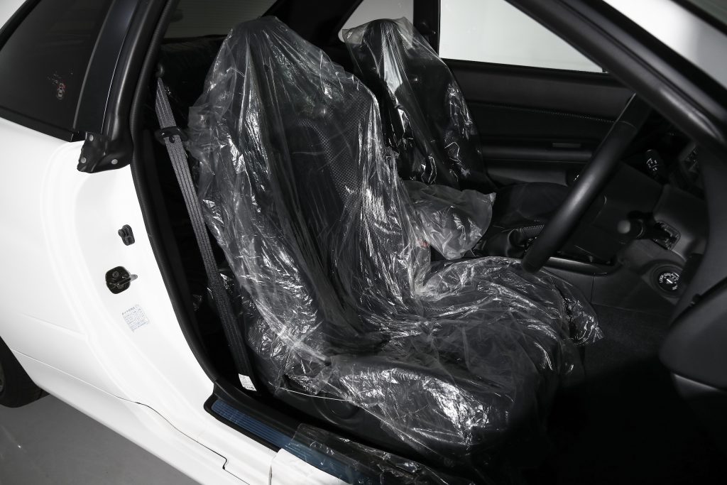 £400,000 Nissan Skyline GT-R R34 seats under covers