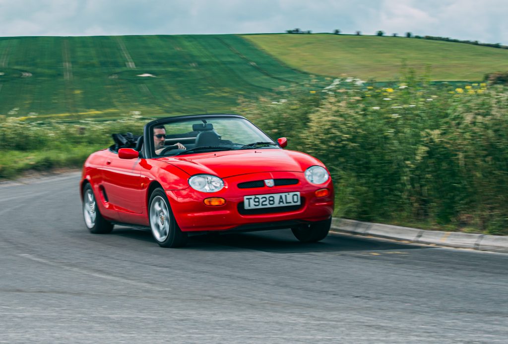 1998 MGF 1.8 VVC cornering