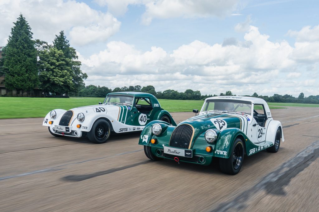 Morgan Plus Four racing cars