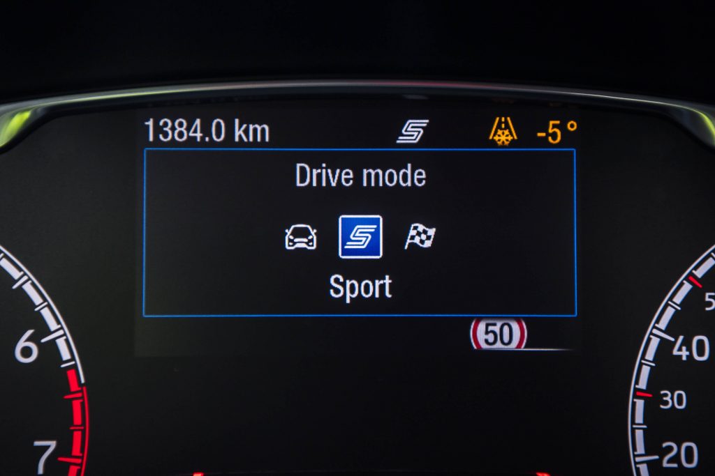 Ford Fiesta ST drive modes