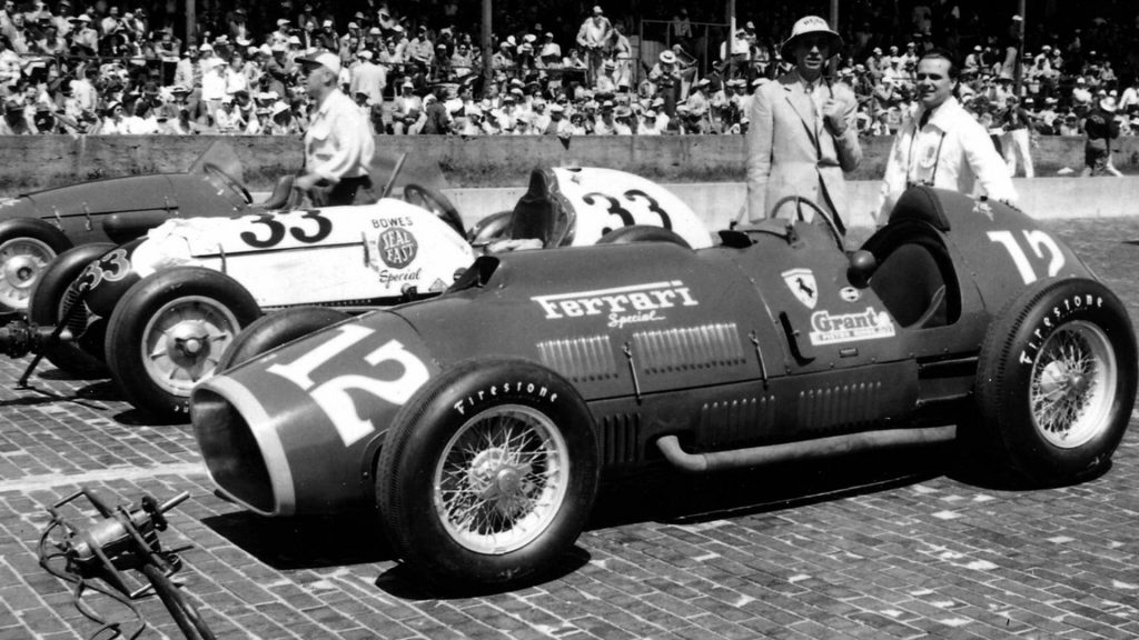 Ferrari 375 Indianapolis at the 1952 Indy 500