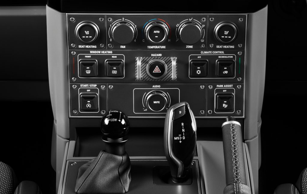 Control panel from Ineos Grenadier