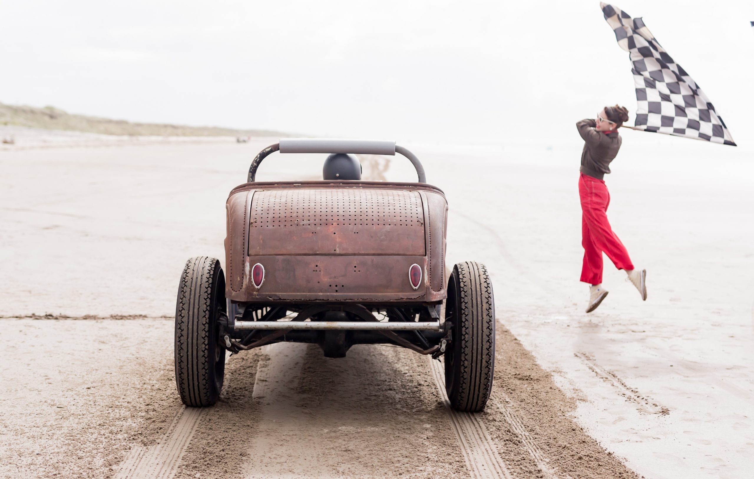 Sand storm: The women of speed tackling Pendine Sands in hot rods