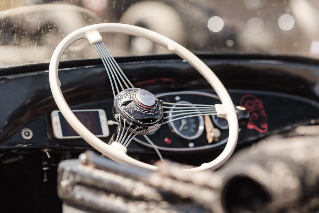 1929 Model A roadster interior