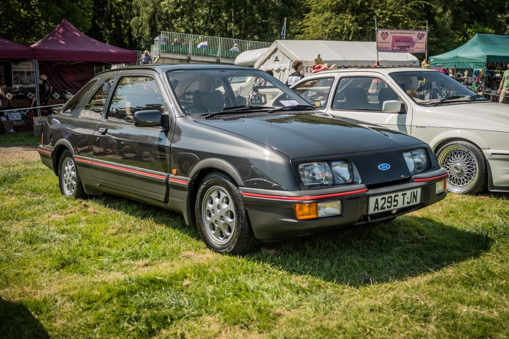 Ford Sierra XR4i at Shelsley Walsh Classic Nostalgia concours