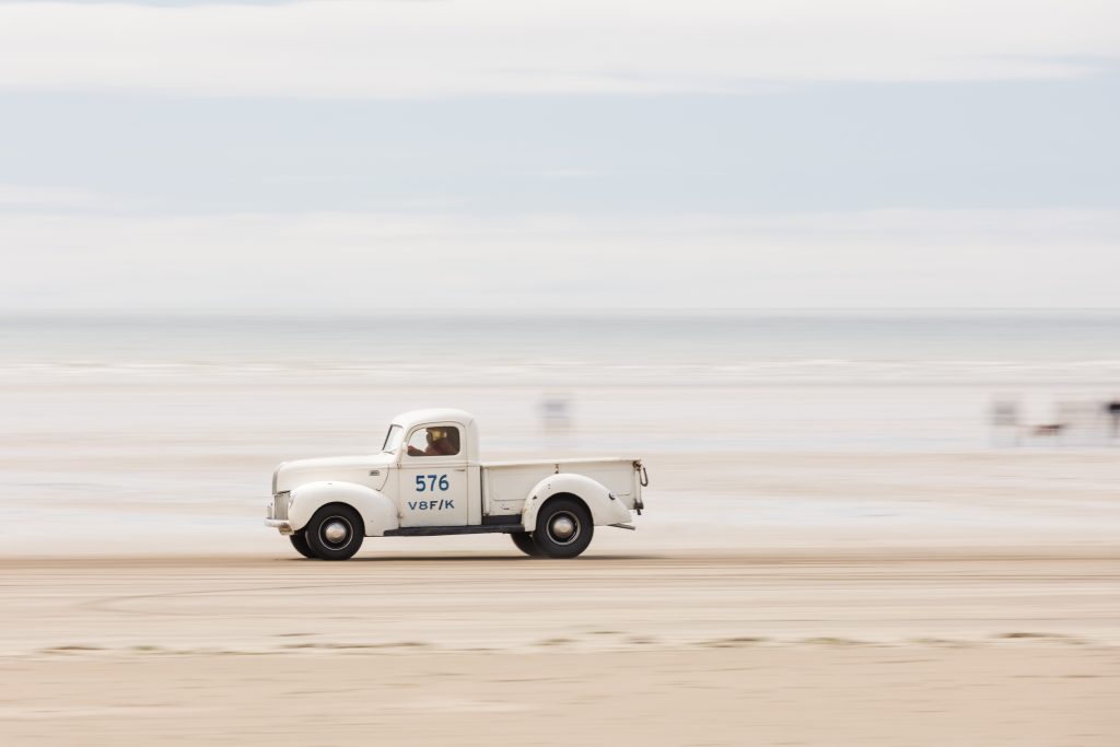 Tara Harvey and her 1941 Ford pick-up