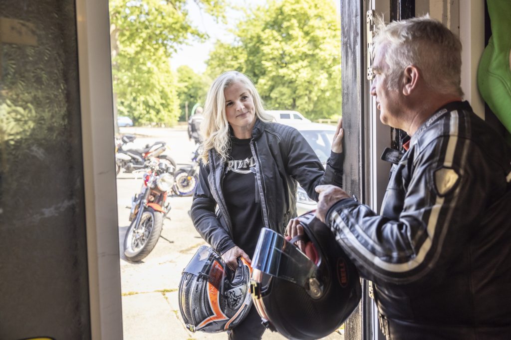 Advanced motorcycle rider training with Maria Costello