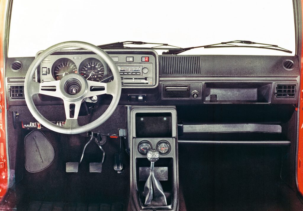 Volkswagen Golf GTI 1976 interior left-hand drive