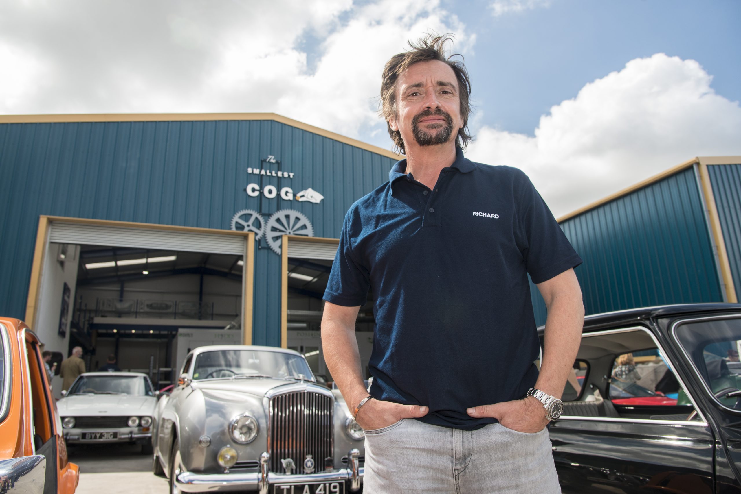 Angle grinders and spray guns at the ready! Richard Hammond’s Workshop TV show hits screens on 18 October