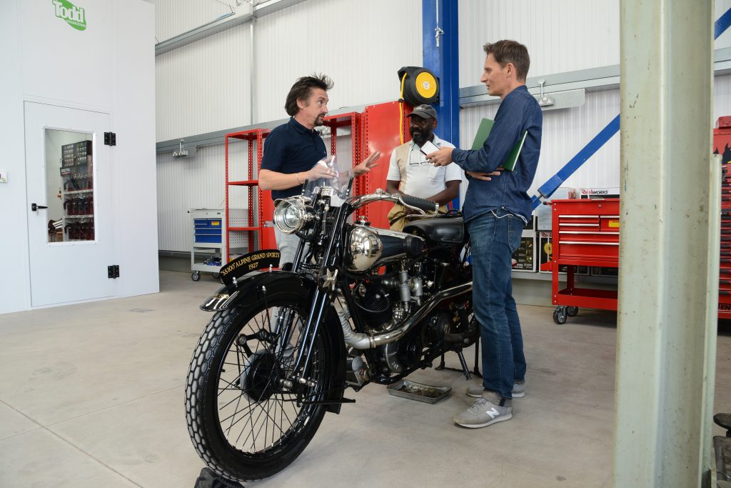 Richard Hammond tells James Mills about his plans for The Smallest Cog