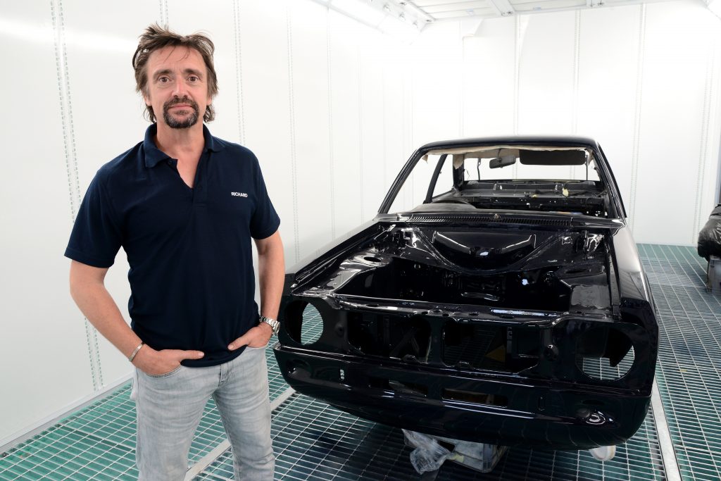 Richard Hammond with his Ford RS2000 project car