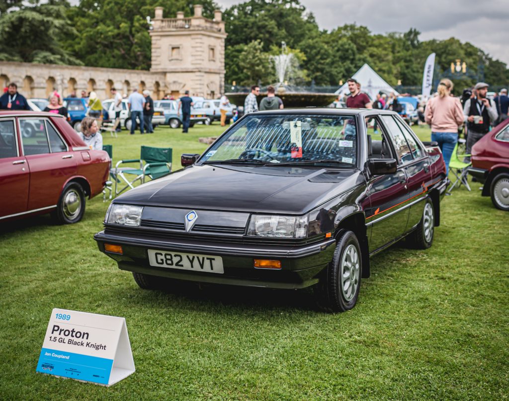 Jon Coupland's 1989 Proton 1.5 GL Black Knight Edition winner of the Festival of the Unexceptional