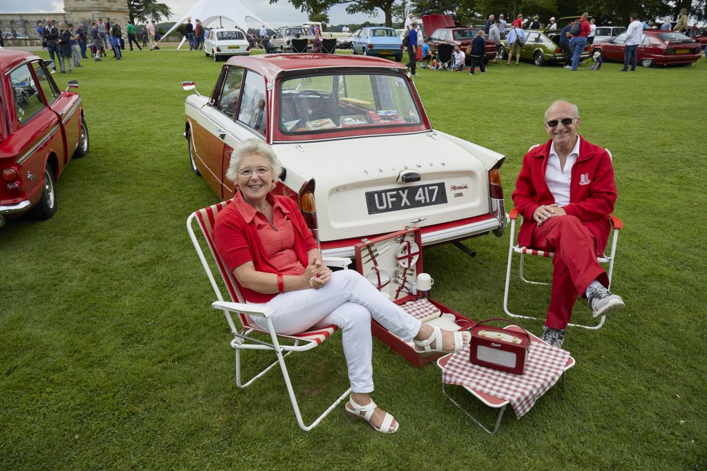 Keith and Chris Rowbottom, 1963 Triumph Herald 1200 saloon