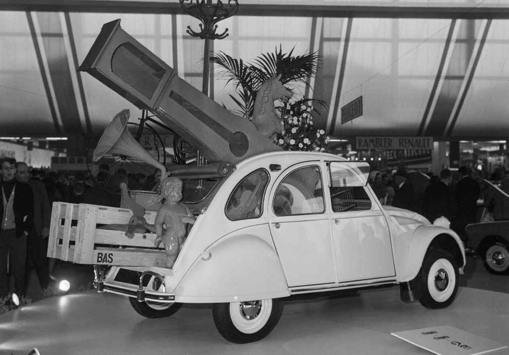 The Citroen 2CV at the 1966 Salon de l'Auto