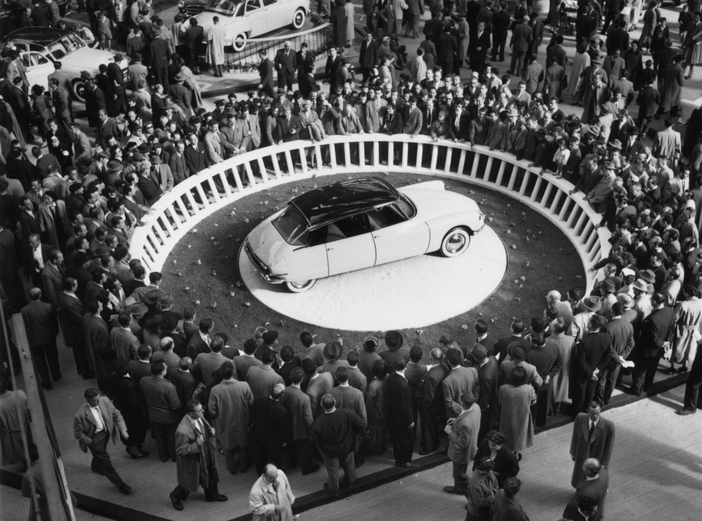 Citroen DS-19 at the 1955 Paris Motor Show