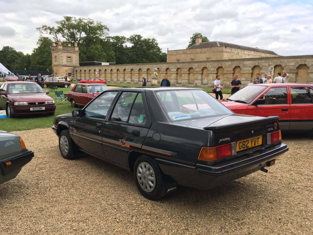 Jon Coupland's 1989 Proton 1.5 GL Black Knight Edition winner of the Festival of the Unexceptional