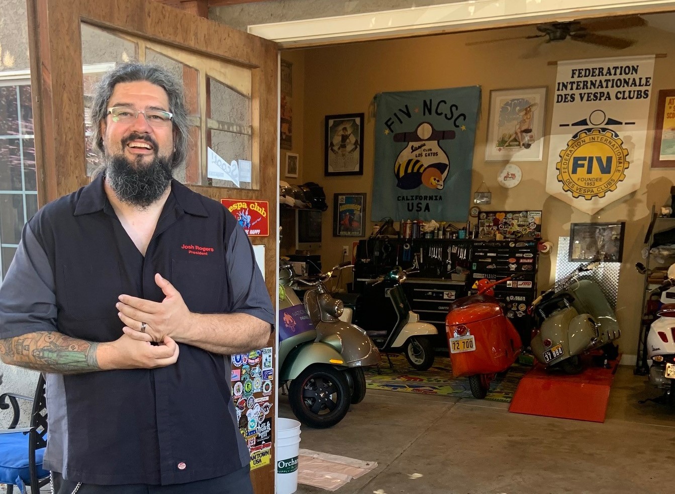 This Vespa lover’s passion is bigger than his collection – and that’s saying a lot