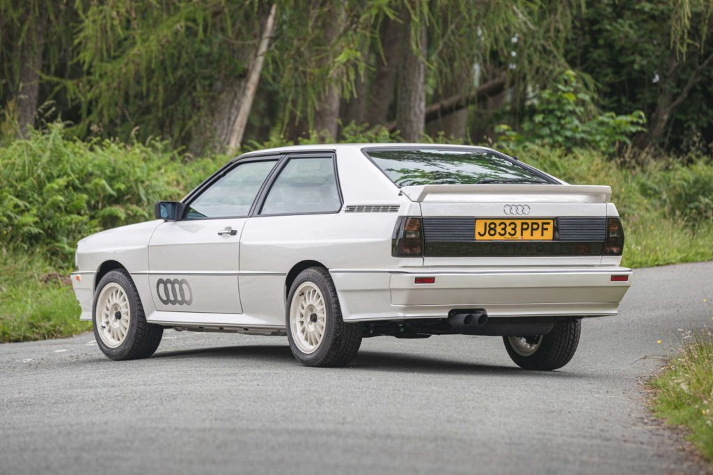 Audi Quattro 20v rear view