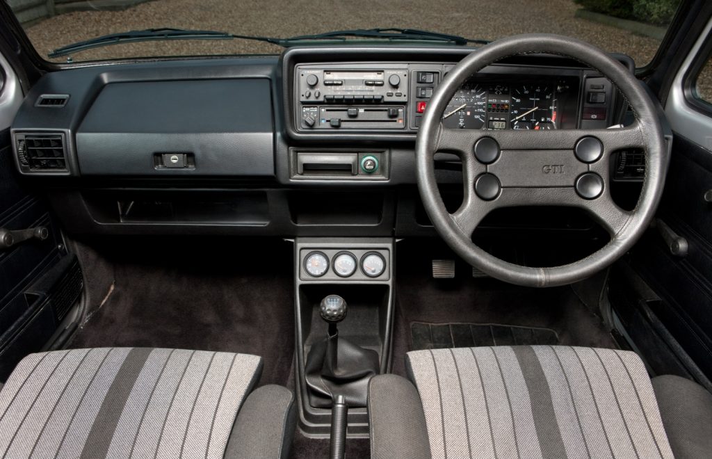 1983 Golf GTI Pirelli Edition interior