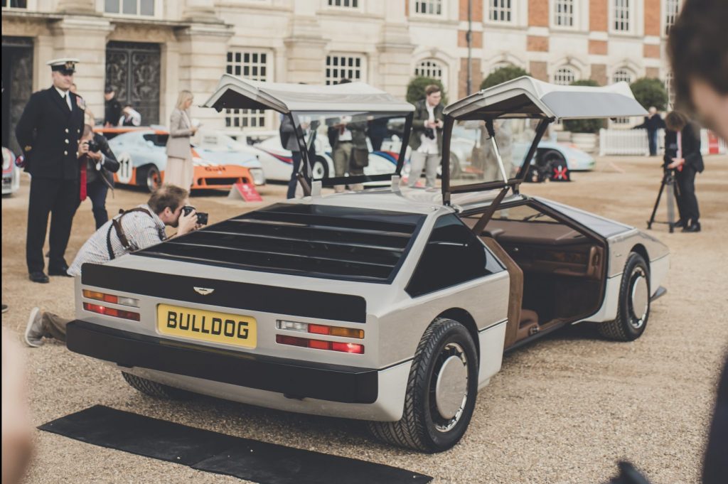 Aston Martin Bulldog rear view