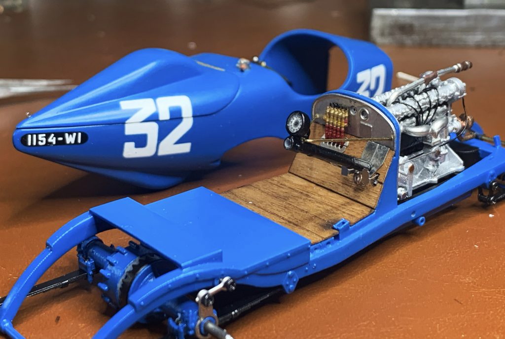 1914 Peugeot L45 Grand Prix Racer slot cars by Velasor