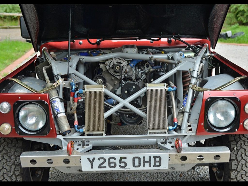 2001 Bowler Wildcat engine bay