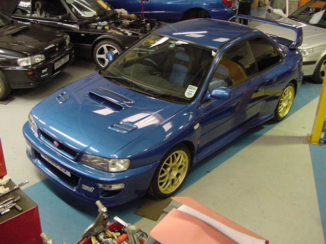 Paul Cowland's old Subaru Impreza 22B STi