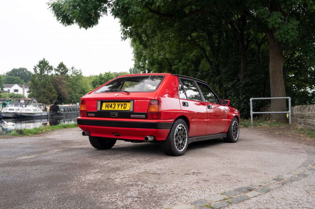 Lancia Delta Integrale 8v rear view