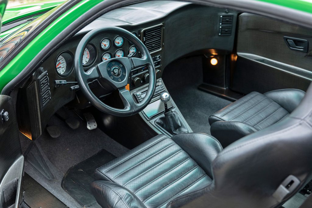 Lancia Hyena Zagato interior