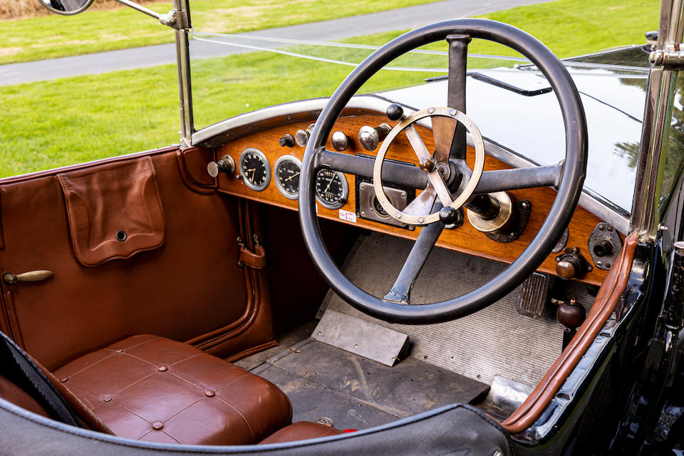 1927 Vauxhall 30-98 OE-Type Velox Tourer interior