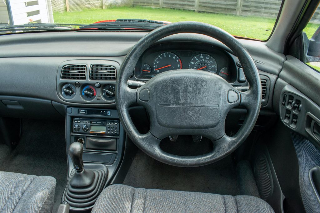 Ex-McRae 1996 Subaru Impreza interior