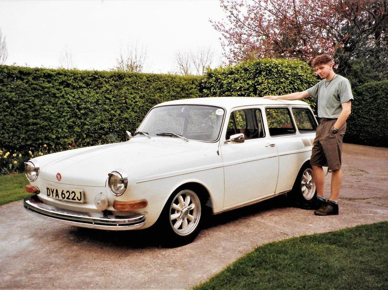 Paul Cowland with his old Volkswagen Squareback