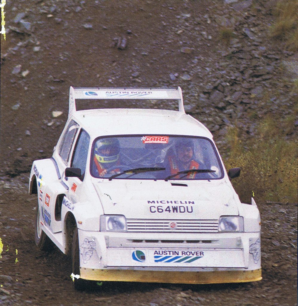 Metro 6R4 with Ayrton Senna driving