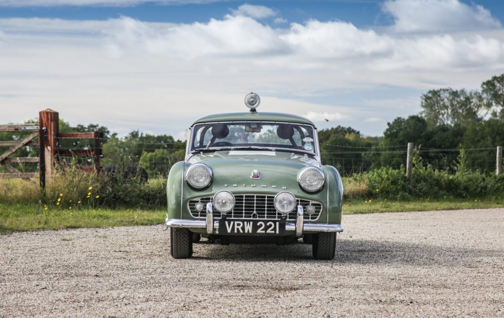 1958 Triumph TR3A rally car for sale