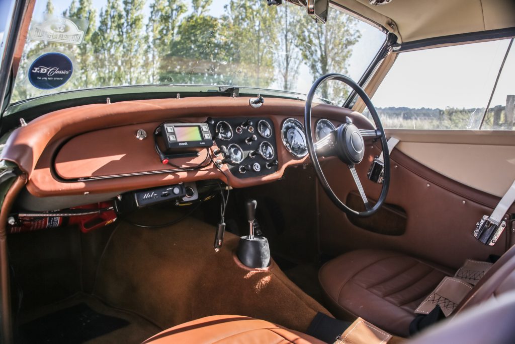 Triumph TR3A interior