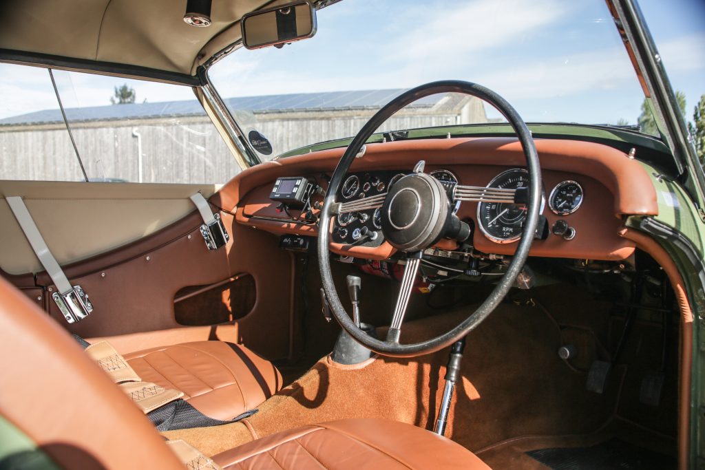 Triumph TR3A cabin