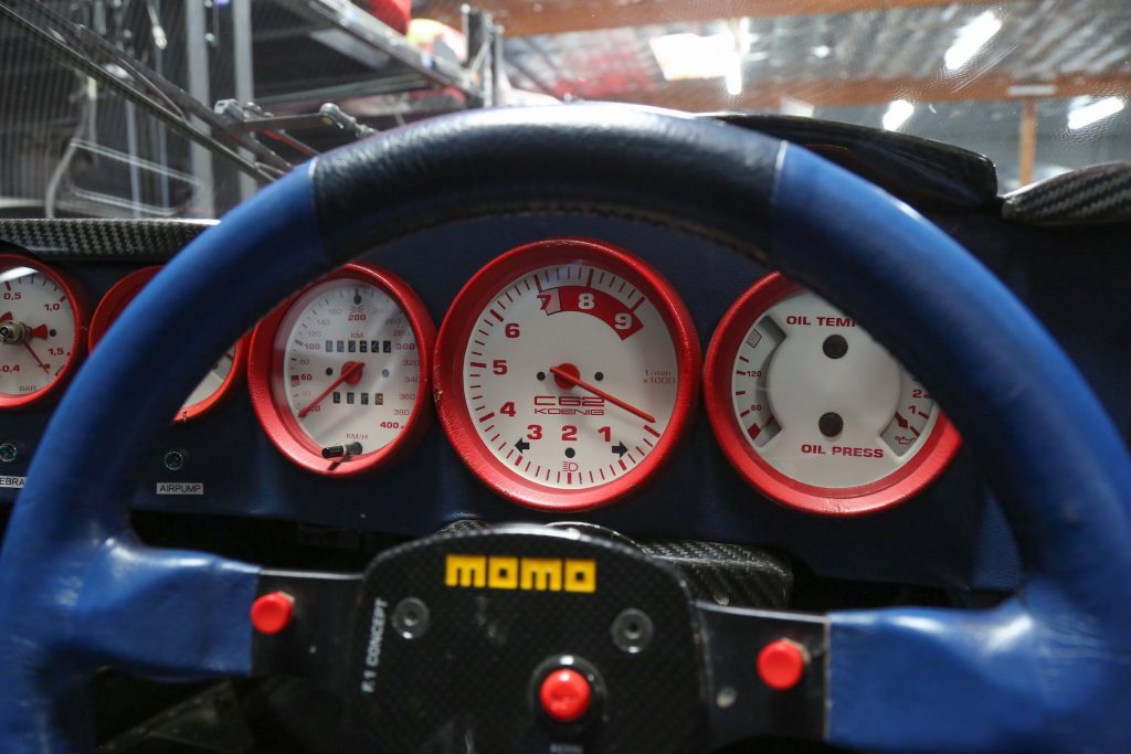 1991 Koenig C62 (Porsche 962) dials