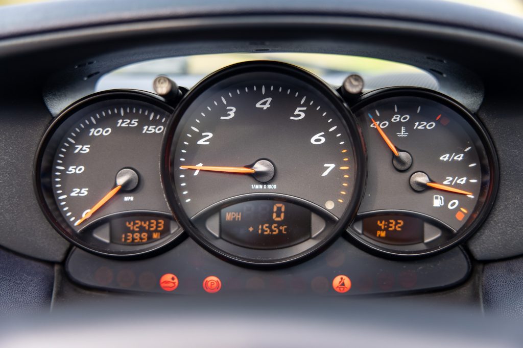 Porsche Boxster dials