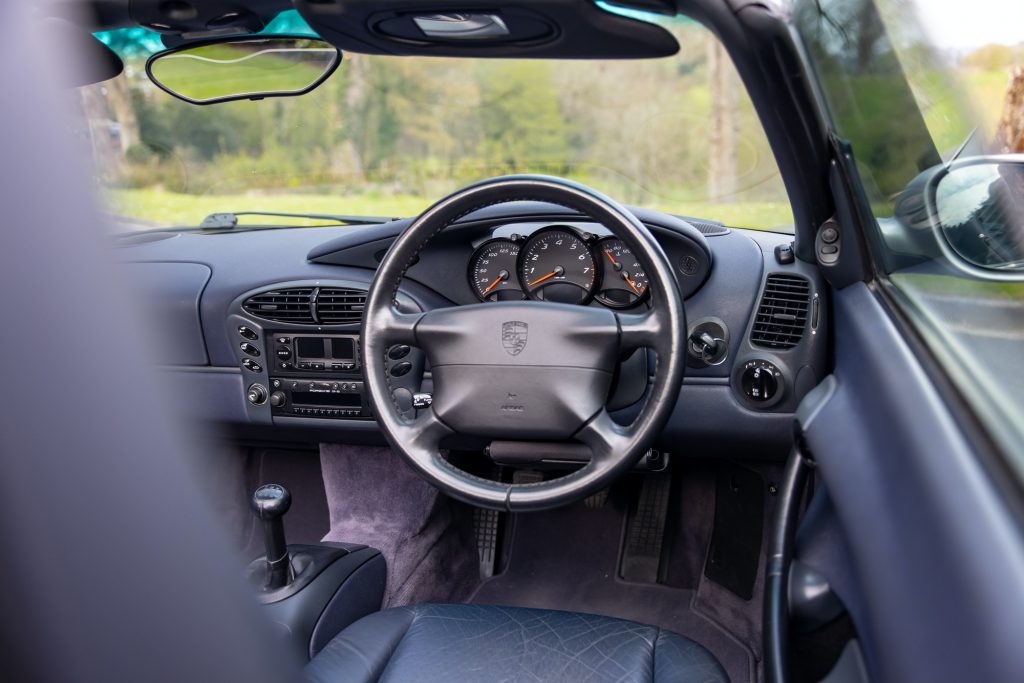 Porsche Boxster interior