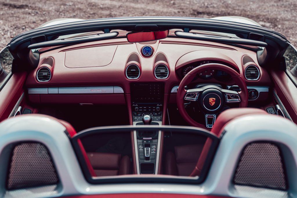 2021 Porsche Boxster 25 Years interior