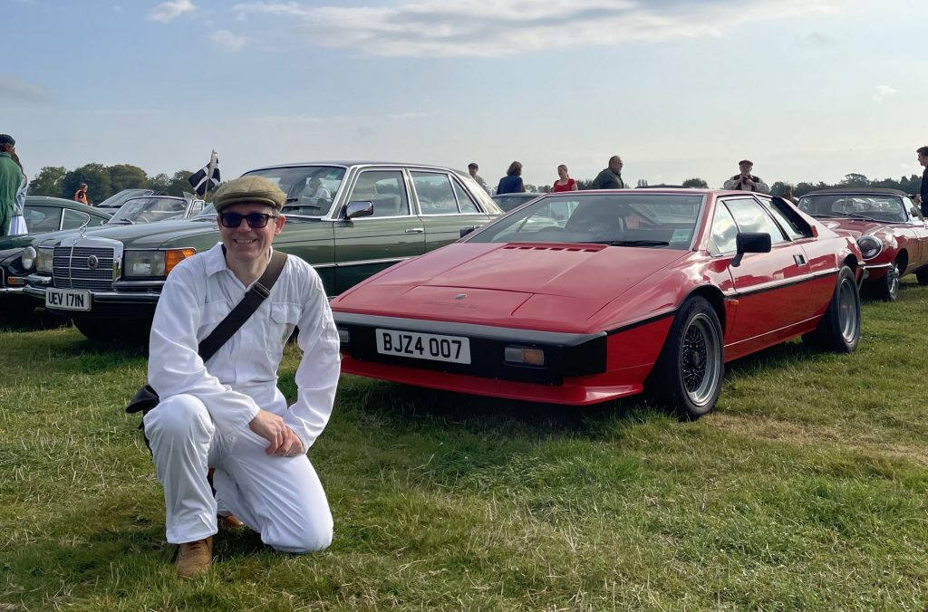 Nik Berg and his Lotus Esprit S3 at Goodwood