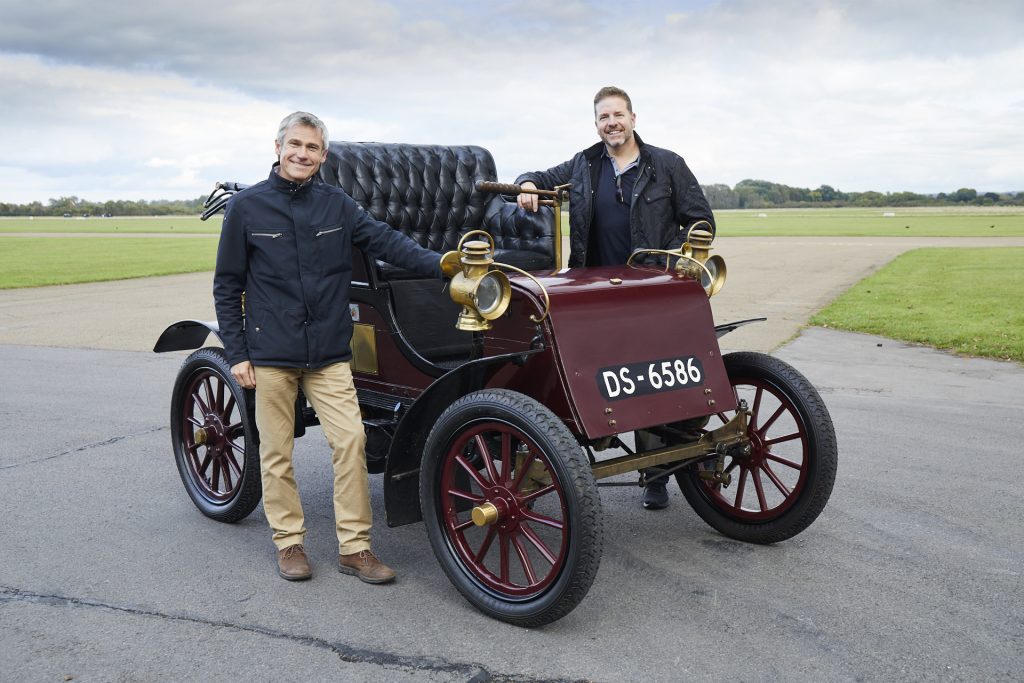 James Wood and Paul Cowland with the 1903 Knox