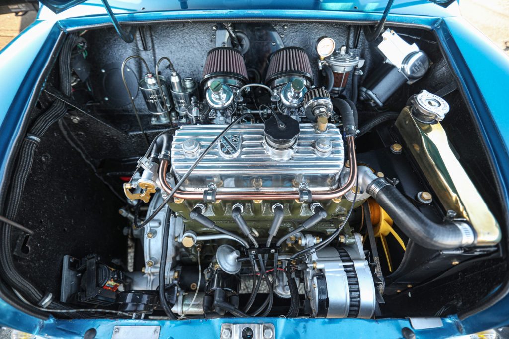1962 Mini engine bay