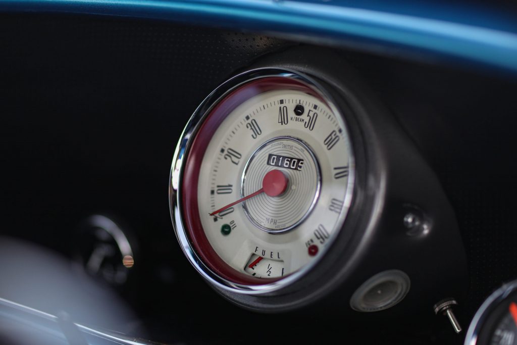 Austin Mini pickup speedo