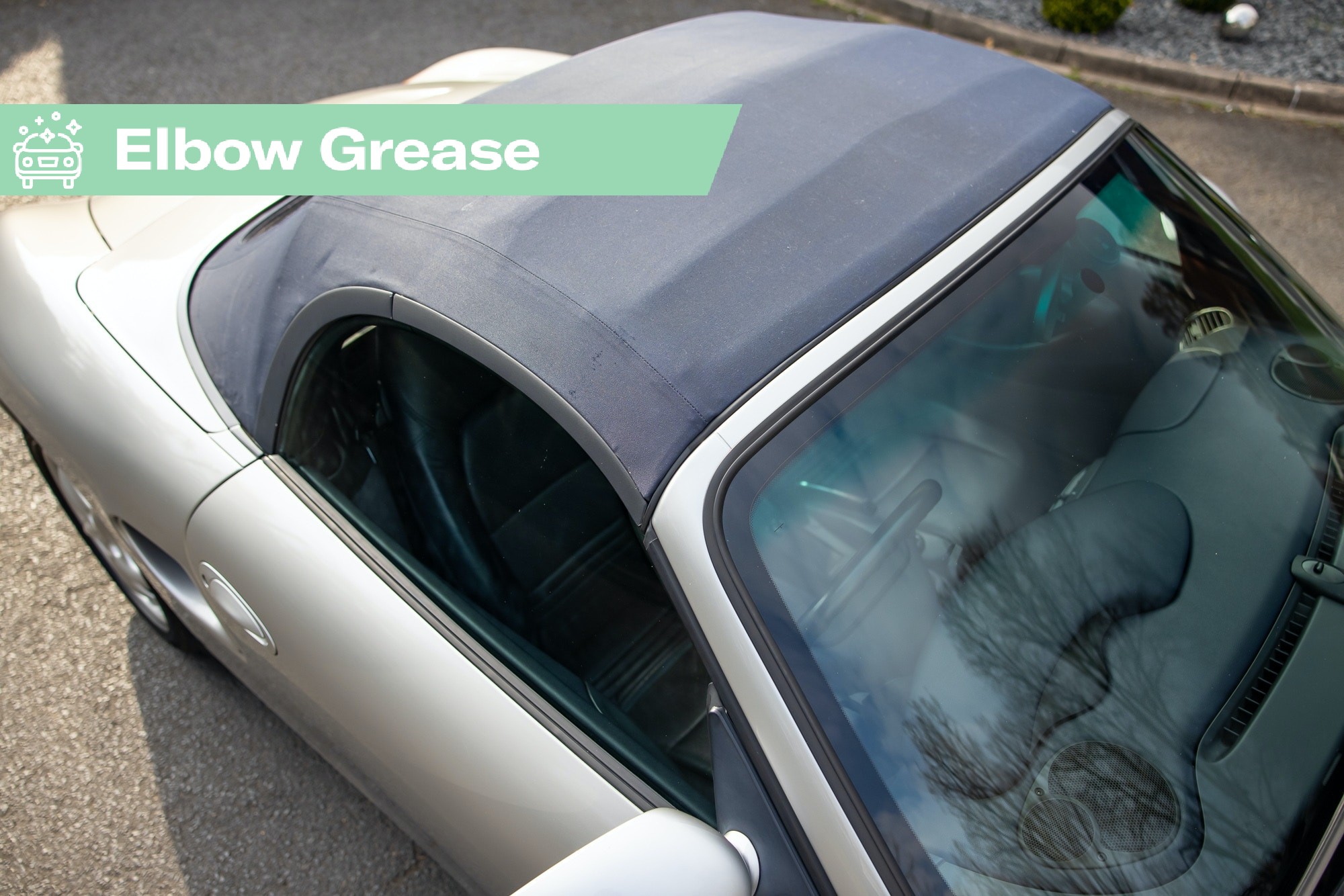 Elbow Grease: How to clean a convertible's fabric roof and streak-free glass