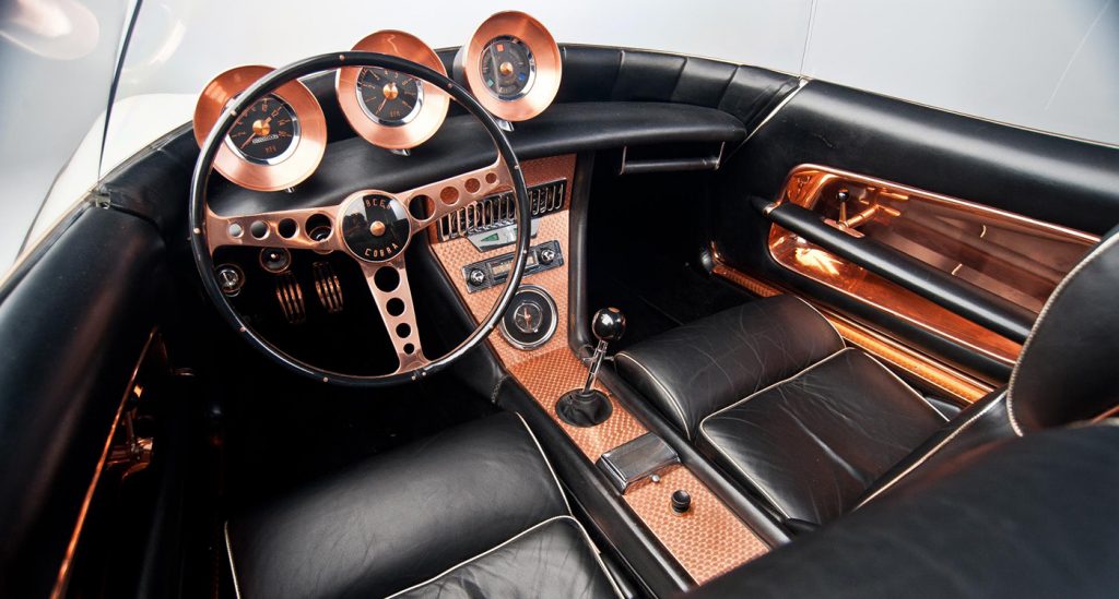 Mercer Cobra interior with copper