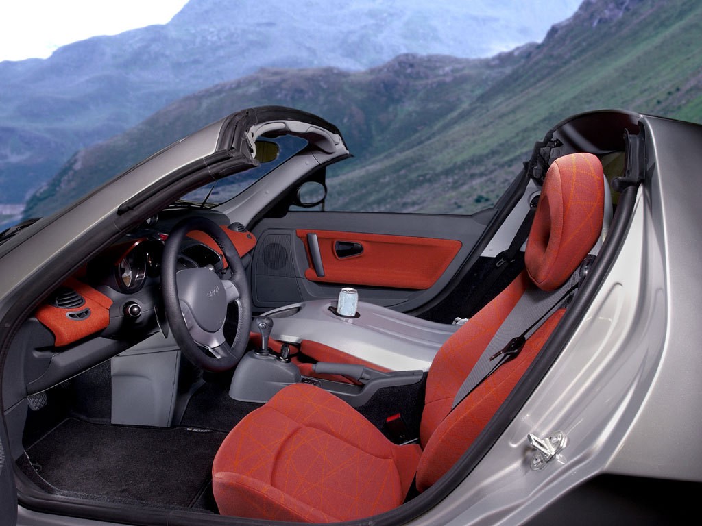 Smart Roadster interior