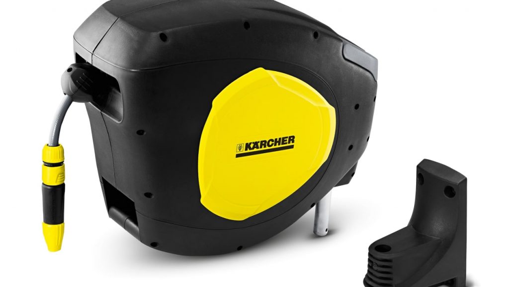 Kärcher 20m Auto Reel scored 6 out of 10 in our 2021 best hose reels test
