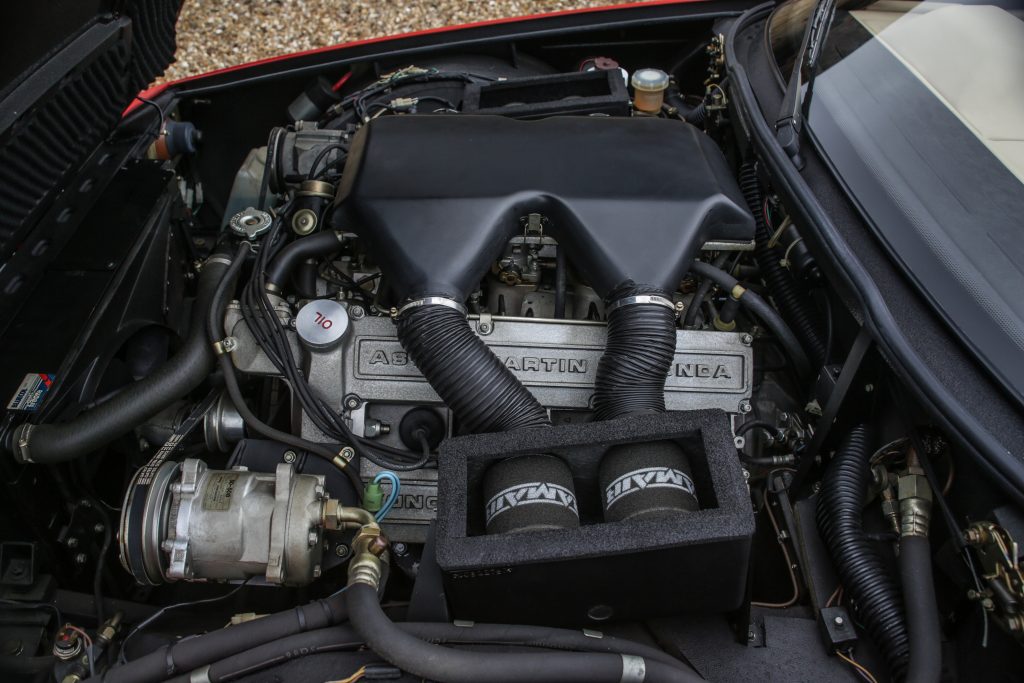 Aston Martin V8 Vantage Zagato engine